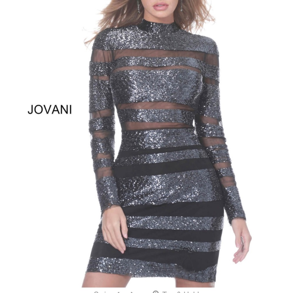 Jovani beaded cocktail dress
